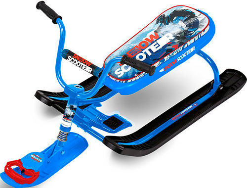 

Снегокат Ника Игрушка "Ника джамп" СНД1 с гонщиком, Синий с рисунком