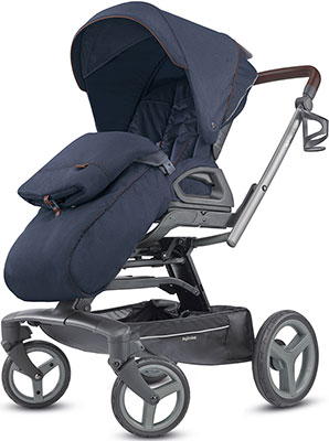 

Коляска Inglesina, Quad System 2 в 1 на шасси Quad Titanium Black Coffee (AA 61 K0OXB AE 60 K 0001) KA 60 K0OXB2
