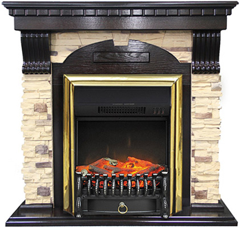 Каминокомплект Royal Flame Dublin арочный сланец с очагом Fobos FX BR (темный дуб) 56211164923894 Каминокомплект Royal Flame Dublin арочный сланец с очагом Fobos FX BR (темный дуб) 56211164923894