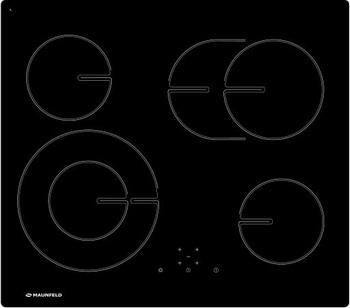 

Встраиваемая электрическая варочная панель MAUNFELD, MVCE 59.4HL.1SM1DZT-BK