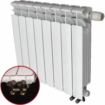 

Водяной радиатор отопления RIFAR, B 500 9 сек НП прав (BVR)