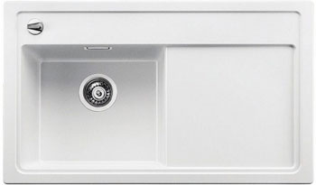 Кухонная мойка Blanco ZENAR 45 S (чаша слева) белый с кл.-авт. InFino