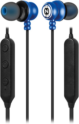 Вставные наушники Nobby Comfort S-100 NBC-BH-42-89 BT 4.2 металлическая синий Вставные наушники Nobby Comfort S-100 NBC-BH-42-89 BT 4.2 металлическая синий