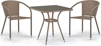 

Комплект мебели Афина T 282 BNT/Y 137 C-W 56 Light Brown 2Pcs