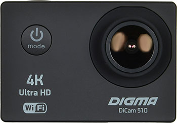 

Экшн-камера Digma, DiCam 510 1x черный