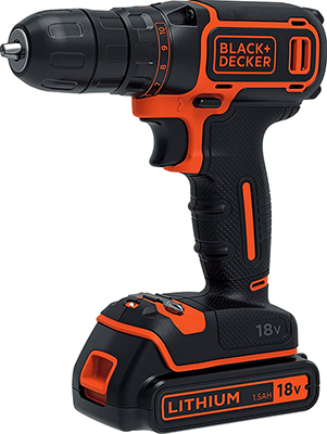 

Дрель-шуруповерт Black&Decker BDCDC18KB-QW