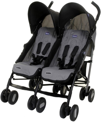 

Коляска для двойни Chicco Echo Twin Stroller {Coal} 06079311220000
