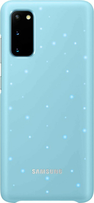 

Чехол (клип-кейс) Samsung, S20 (G980) LED-Cover l.blue EF-KG980CLEGRU