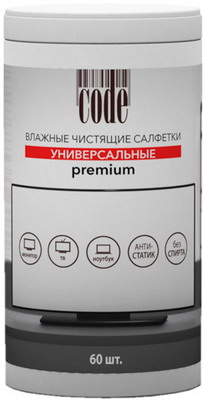 Влажные салфетки для экранов Code