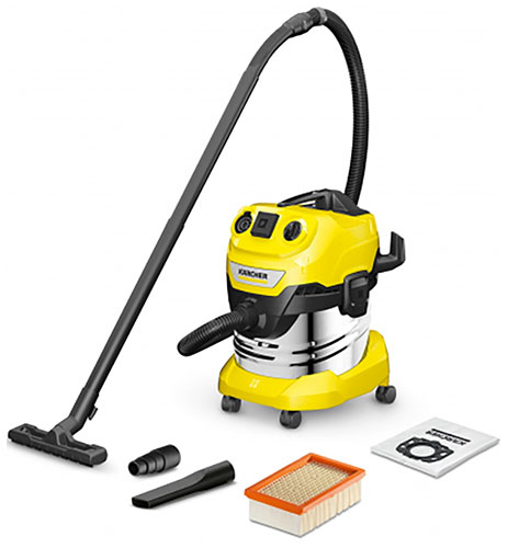 Хозяйственный пылесос Karcher V-20/5/22, желтый, 1.628-270.0, (WD 4 P)