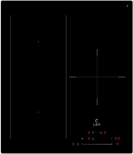 фото Встраиваемая электрическая варочная панель lex evi 431a bl