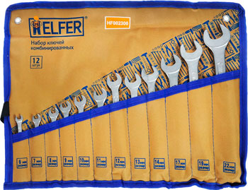 

Набор комбинированных ключей HELFER, HF 002300
