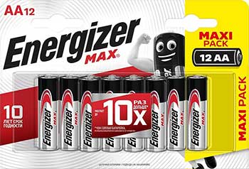 Батарейка Energizer AA Max (12шт.) E301531401