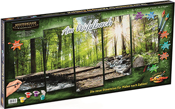 

Картина Полиптих по номерам Schipper, Горный поток 9450774