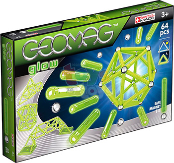 

Конструктор Geomag, (Glow 64 дет.) 336