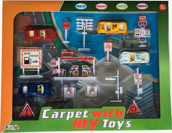 

Сюжетно-ролевая игра Fun Toy, Набор дорожный с игр. ковриком 44413