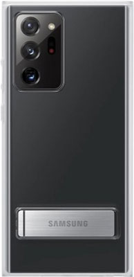 

Чехол (клип-кейс) Samsung, Galaxy Note 20 Ultra Clear Standing Cover прозрачный (EF-JN985CTEGRU)