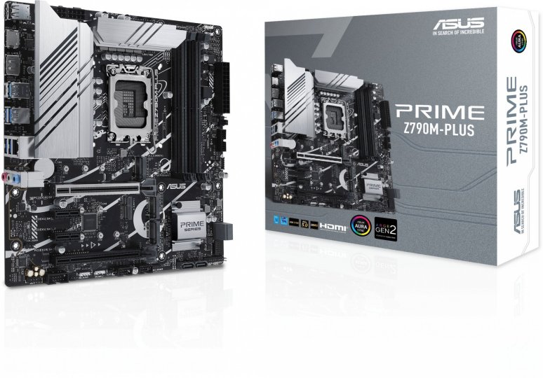 

Материнская плата Asus PRIME Z790M-PLUS (LGA1700, mATX), Черный