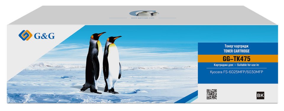 

Картридж лазерный G&G GG-TK475 черный (15000стр.) для Kyocera FS-6025/B/6030