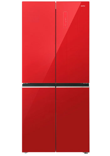 фото Многокамерный холодильник centek ct-1745 nf red glass