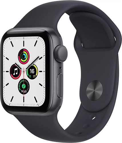 фото Умные часы apple watch series se gen 2, 40 мм, aluminium case, gps, midnight sport band