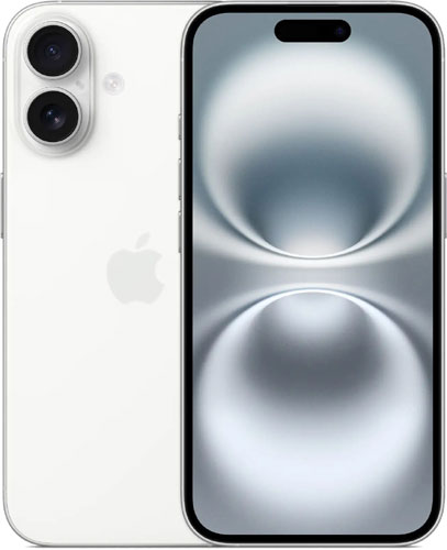 Смартфон Apple iPhone 16 128Gb white sim+esim купить в Москве по