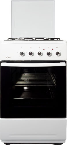 Изображение товара Комбинированная плита Flama RK 23-101 W с духовкой 50 л и 4 конфорками