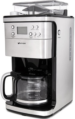 

Кофеварка Kitfort КТ-705, Черный/серебристый