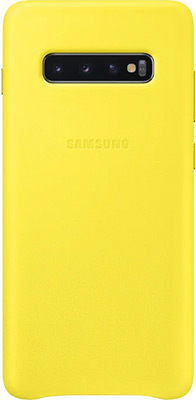

Чехол (клип-кейс) Samsung, S 10+ (G 975) LeatherCover yellow EF-VG 975 LYEGRU