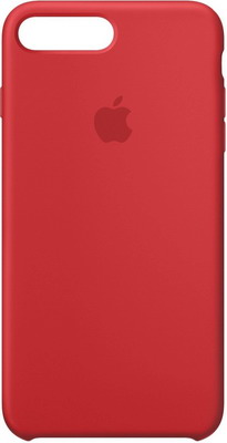 

Чехол (клип-кейс) Apple, Silicone Case для iPhone 8 Plus/7 Plus цвет (PRODUCT)RED красный MQH12ZM/A