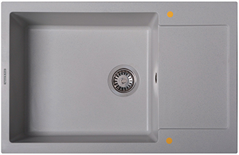 

Кухонная мойка Zigmund & Shtain Rechteck 780.490 МЛЕЧН.ПУТЬ, Серый