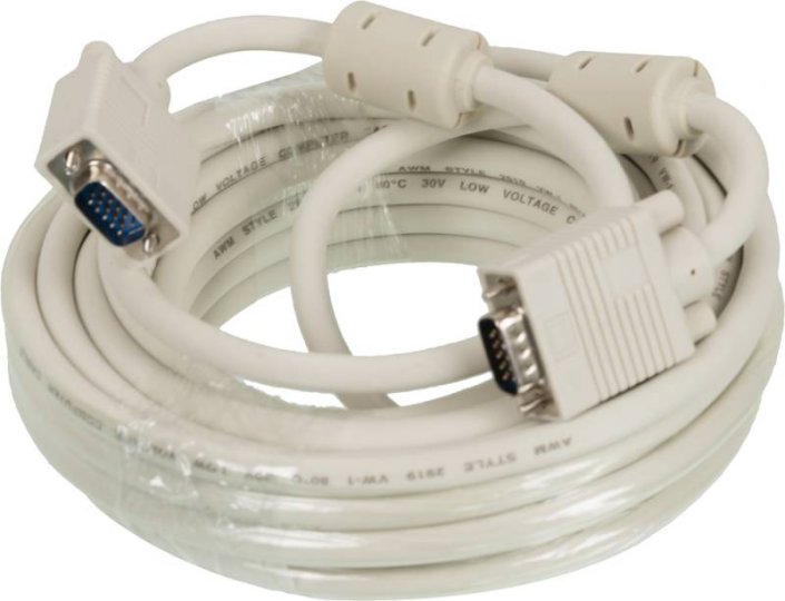 

Кабель Ningbo CAB016S-10m CAB016S-10M-BR VGA (m) VGA (m) 10м феррит.кольца блистер