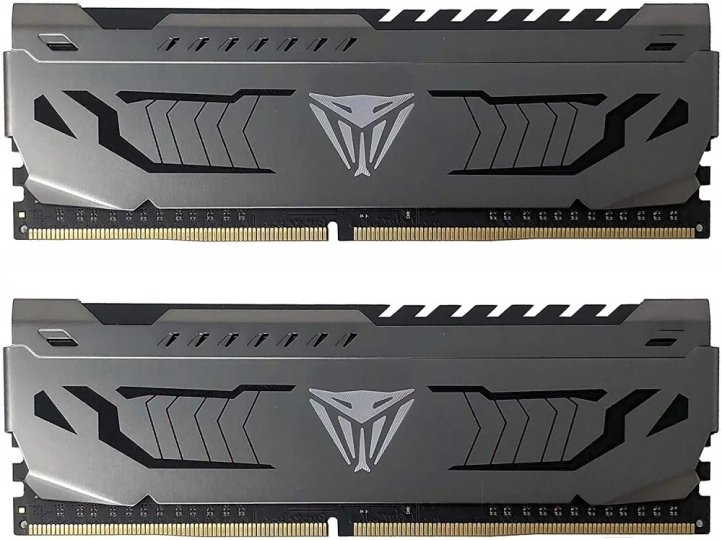 

Оперативная память Patriot Memory DDR4 64GB (2x32GB) 3200MHz Viper Steel (PVS464G320C6K), Серый