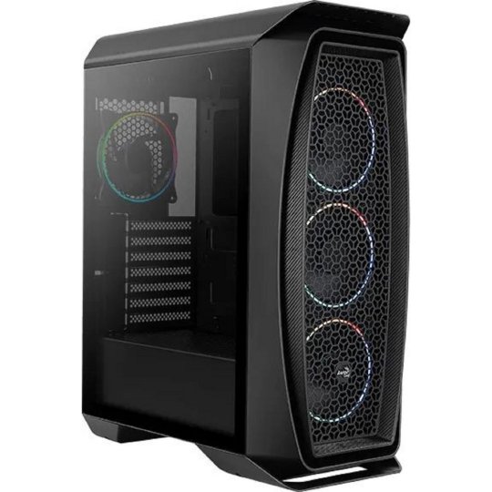

Компьютерный корпус Aerocool Aero One Eclipse-G-BK-v1 черный без БП ATX 4x120mm 2x140mm 2xUSB3.0 audio bott PSU