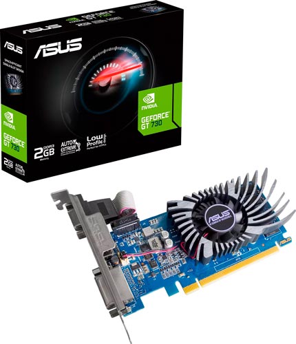 фото Видеокарта asus geforce gt 730 brk evo 2gb (gt730-2gd3-brk-evo)