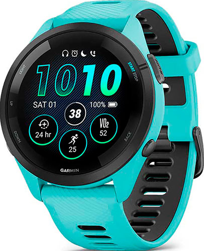 фото Часы garmin forerunner 265 music, aqua