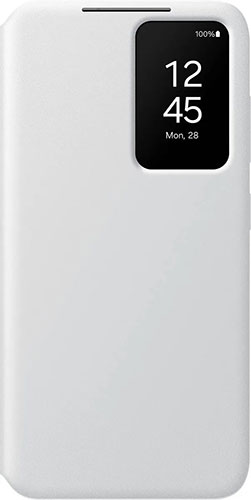 фото Чехол для мобильного телефона samsung smart view wallet case для samsung s24, s921 (ef-zs921cwegru) white