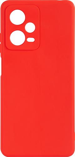 фото Накладка силиконовая red line ibox case для xiaomi redmi note 12 pro 5g, с защитой камеры и подложкой, красный