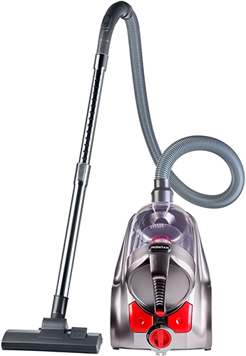 

Пылесос Hyundai HYV-C4500 2400 Вт, темно-серый/серый