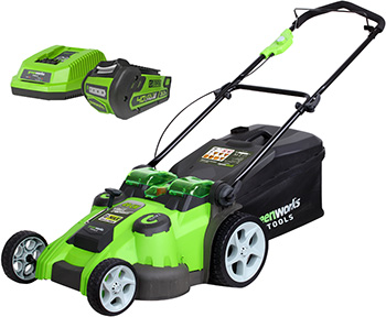 

Колесная газонокосилка Greenworks, G 40 LM 49 DBK3 2500207 UE