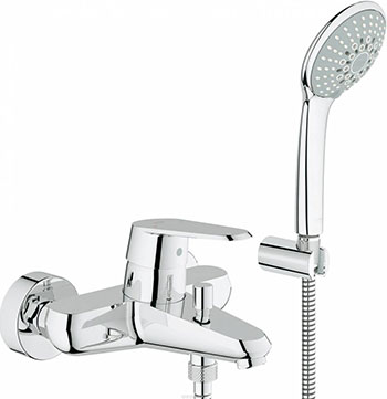 Смеситель для ванны с душевым гарнитуром Euphoria Grohe