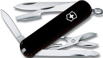 

Нож перочинный Victorinox, Executive 74 мм 10 функций чёрный