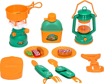 Детская посуда Givito G209-011 игрушка ''Набор Туриста'' с набором для пикника 14 предметов