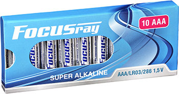 Батарейка FOCUSray SUPER ALKALINE LR03/BOX10 10/240/480