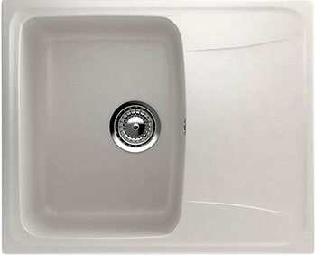 Изображение товара Кухонная мойка Ulgran U-201/ультра-белый из искусственного мрамора