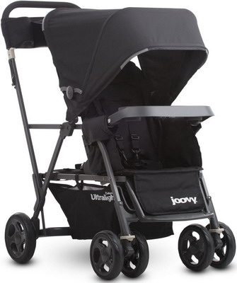 Коляска Joovy CABOOSE Graphite ULTRALIGHT черный (для двоих детей) 8117