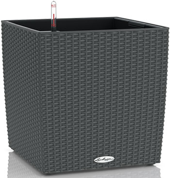 

Напольное кашпо с автополивом Lechuza, CUBE Cottage 50 с субстратом в комплекте пластик гранитное Ш49 Д49 В49 5 см 61 л 15392