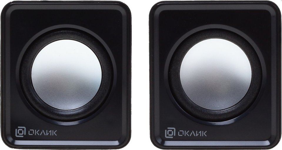 

Колонки Oklick OK-331, 2.0, черный, 6 Вт