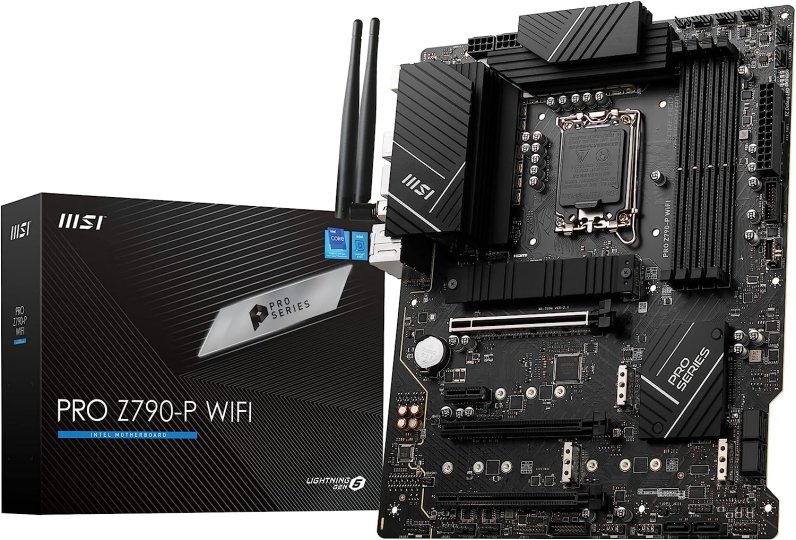 

Материнская плата MSI PRO Z790-P WIFI (LGA1700, ATX), Черный