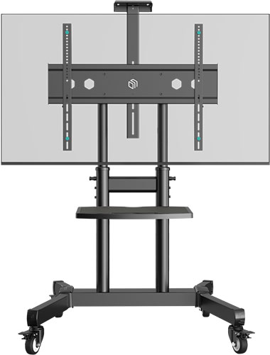 фото Стойка для телевизора с кронштейном onkron 50-90 мобильная, ts1891, черная